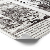 風刺的なトランプのセット ポスター (角)