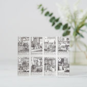 風刺的なトランプのセット ポストカード (スタンド正面)