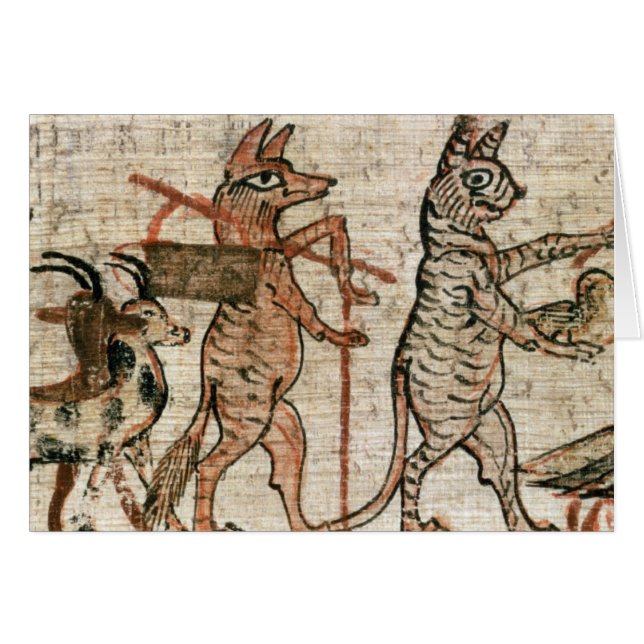 風刺的なパピルス (正面横)