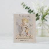 風刺的なファンタジー、アドルフの戯画 ポストカード (スタンド正面)