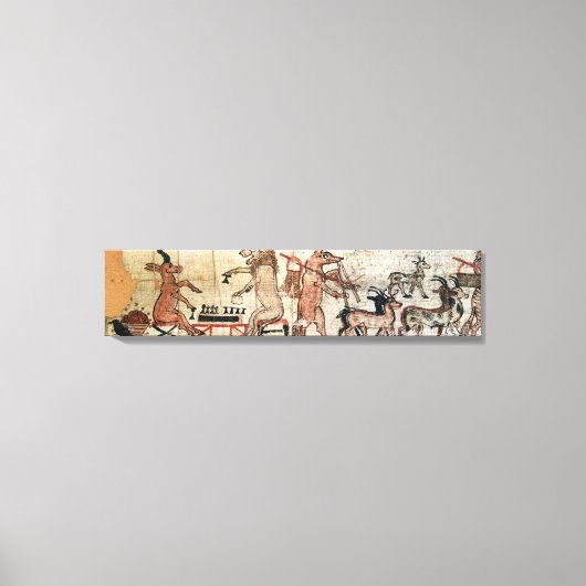 風刺的パピルス キャンバスプリント (正面)