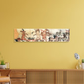 風刺的パピルス キャンバスプリント (インサイチュ (リビング))