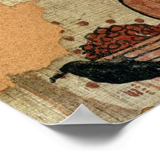 風刺的パピルス ポスター (角)