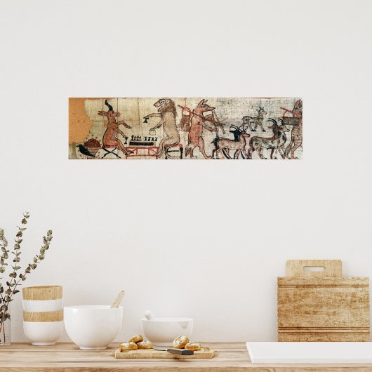 風刺的パピルス ポスター (キッチン)