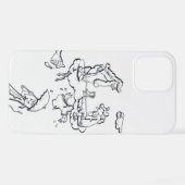 風刺電話ケースiPhone 12 iPhoneケース (裏面横)