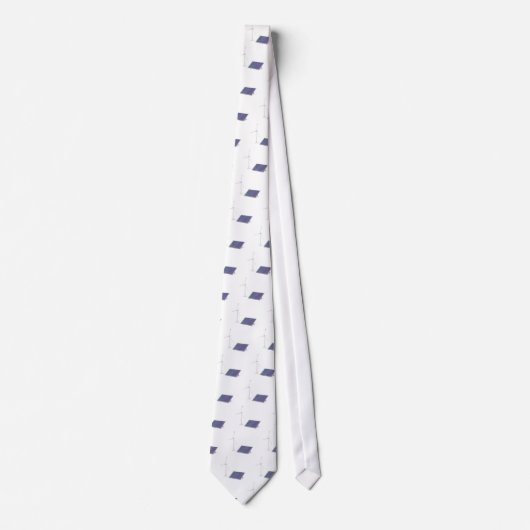 風力および太陽電池パネル ネクタイ (正面)