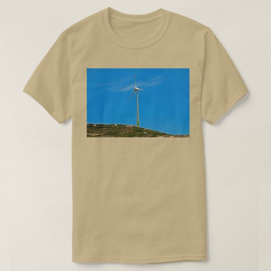 風力タービンティロス島1 Tシャツ (デザイン正面)