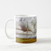 風力タービン発電機 コーヒーマグカップ (左)