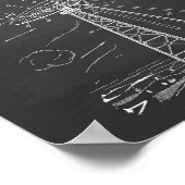 風力タービン1944特許技術Chalkboard ポスター (角)