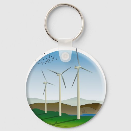 風力タービン キーホルダー (正面)