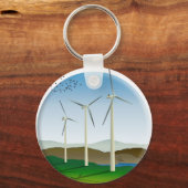 風力タービン キーホルダー (正面)