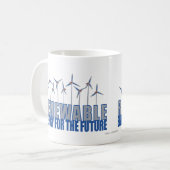 風力タービン コーヒーマグカップ (正面左)