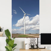風力タービン ポスター (ホームオフィス)