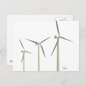風力タービン ポストカード (正面/裏面)