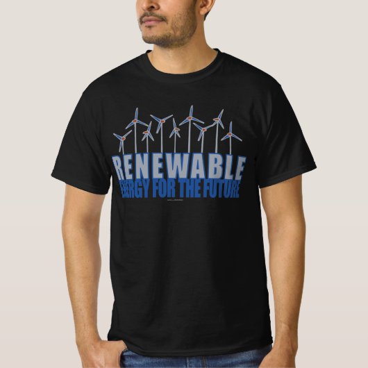 風力タービン Tシャツ (正面)