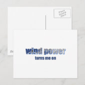 風力ターン！ ポストカード (正面/裏面)