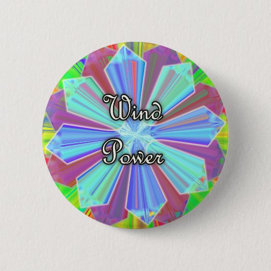 風力ボタン 缶バッジ (正面)
