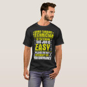 風力マイパフォーマンス風力タービン技術者 Tシャツ (正面フル)
