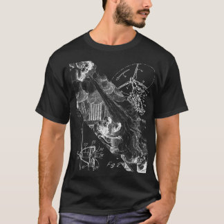 風力人の暗い基本的なTシャツ- Tシャツ