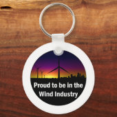 風力産業 – キーチェーン (正面)