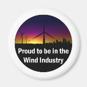 風力産業 – 磁石 (正面)