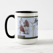 風力発電マグ マグカップ (左)