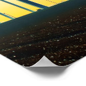 風力発電分野サンセットポスター ポスター (角)