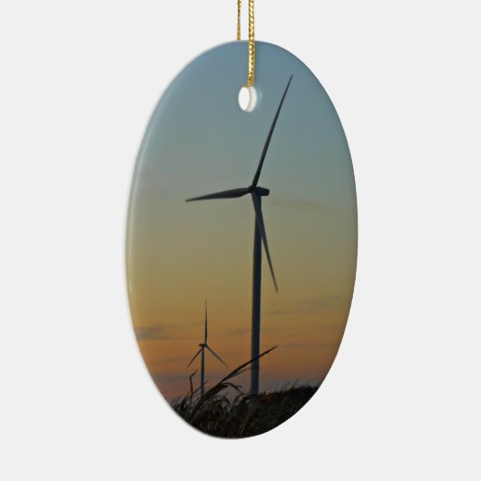 風力発電地帯の休日2012年 セラミックオーナメント (右)