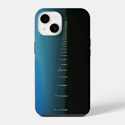 風力発電所 iphcnm iPhoneケース (裏面)