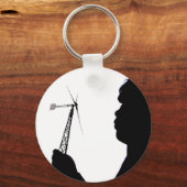 風力発電機 キーホルダー (正面)