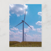 風力発電 ポストカード (正面)