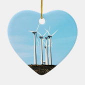 風力発電Mojaveテハチャピウインドファーム セラミックオーナメント (裏面)