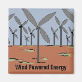 風力風車 マグネット (正面)