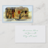 風化させたジプシーのキャラバンThunder_Cove色 名刺 (正面/裏面)