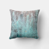 風化させたターコイズの金属の装飾用クッション クッション (裏面)