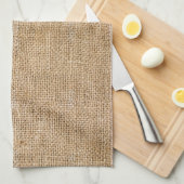 風化させたバーラップ キッチンタオル (四つ折り)