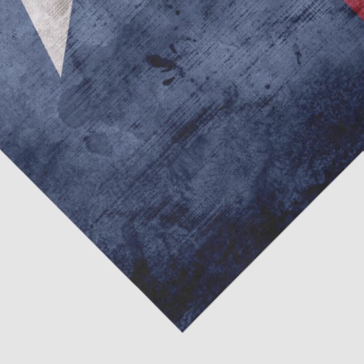 風化させたヴィンテージのテキサス州の州の旗 薄葉紙 (詳細)