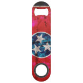 風化させたヴィンテージのテネシー州の州の旗 スピード栓抜き (裏面)