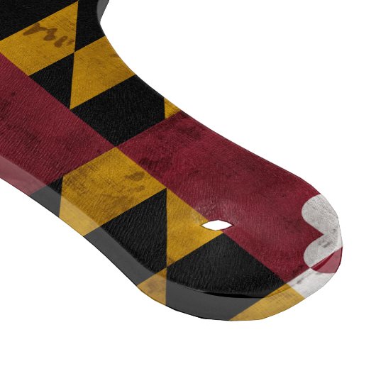 風化させたヴィンテージのメリーランドの州の旗 カッティングボード (角)