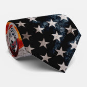 風化させたヴィンテージの米国旗 ネクタイ (ロール)