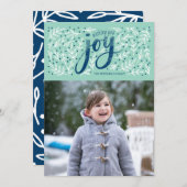 風化させた喜びの休日の写真カード シーズンカード (正面/裏面)