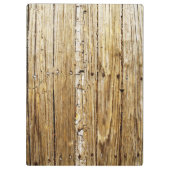 風化させた木のデッキのクリップボード クリップボード (裏面)