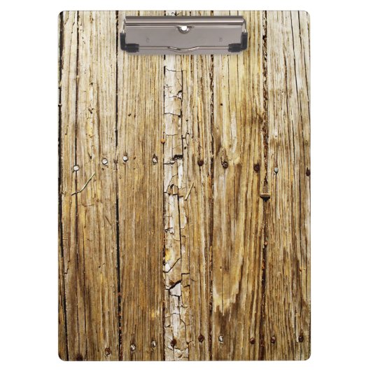 風化させた木のデッキのクリップボード クリップボード (正面)
