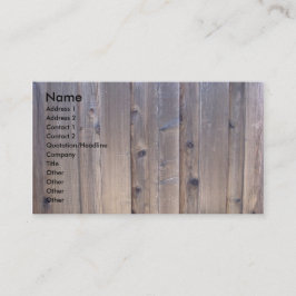 風化させた木製の塀 名刺