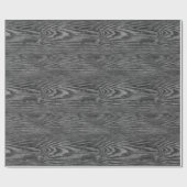 風化させた木製の質の木炭色 ラッピングペーパー (フラット)