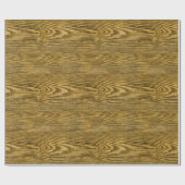 風化させた木製の質の蜂蜜 ラッピングペーパー (フラット)