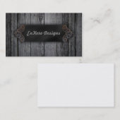 風化させた木 名刺 (正面/裏面)