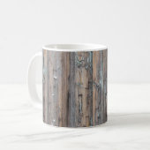 風化させた材木のマグ コーヒーマグカップ (正面左)