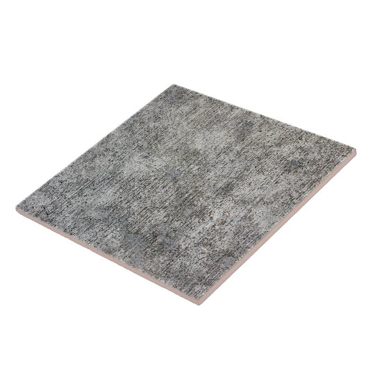 風化させた灰色のセメントの歩道 タイル (側面)