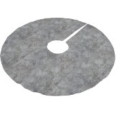 風化させた灰色のセメントの歩道 ブラッシュドポリエステルツリースカート (アングル)